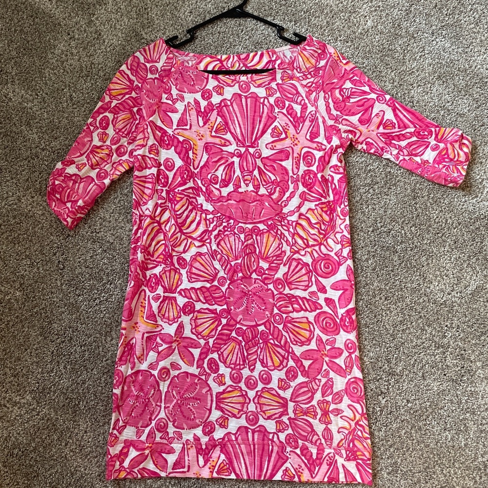 Lilly Pulitzer Pink Shell Dress